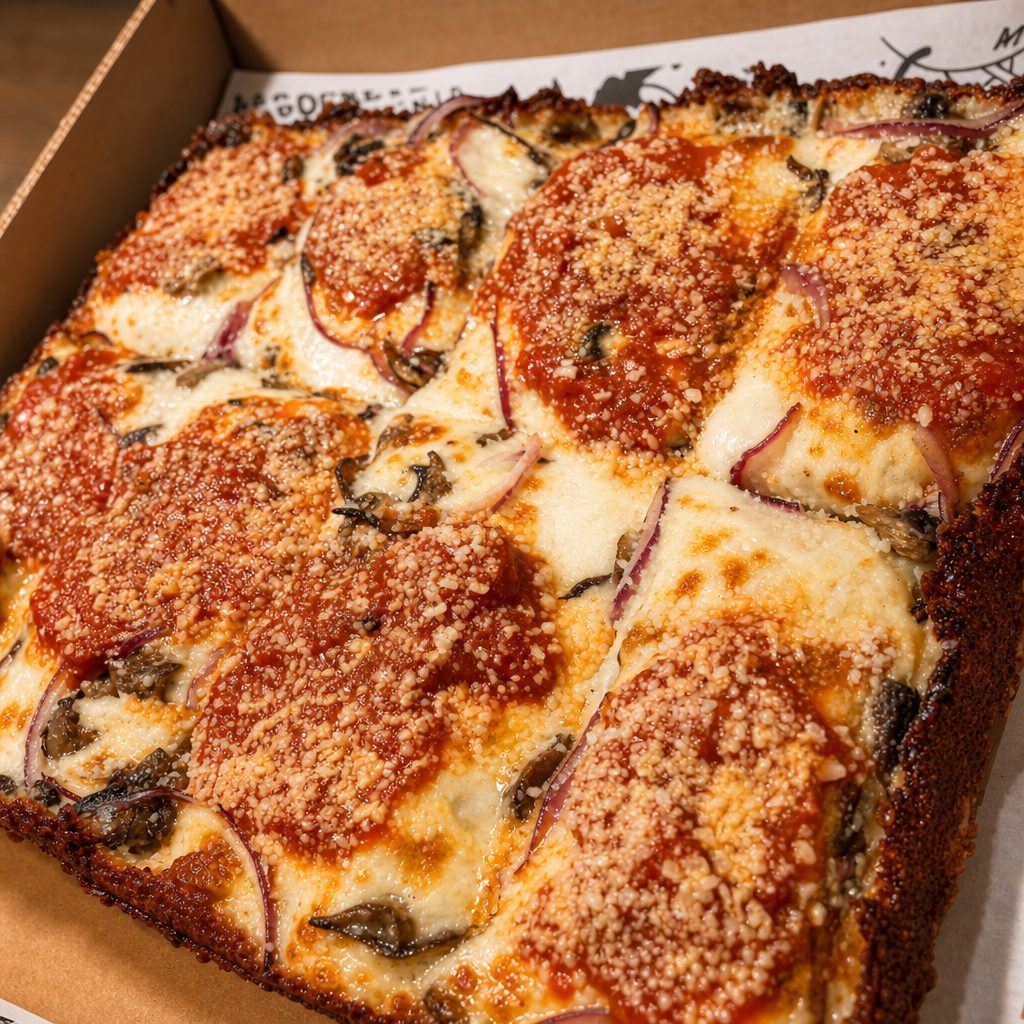 Detroit Style Pizza.