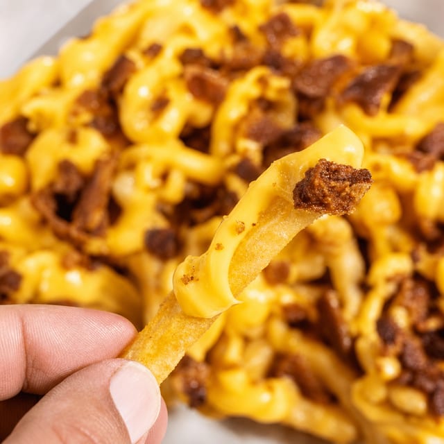 Bacon Cheddar Fries.